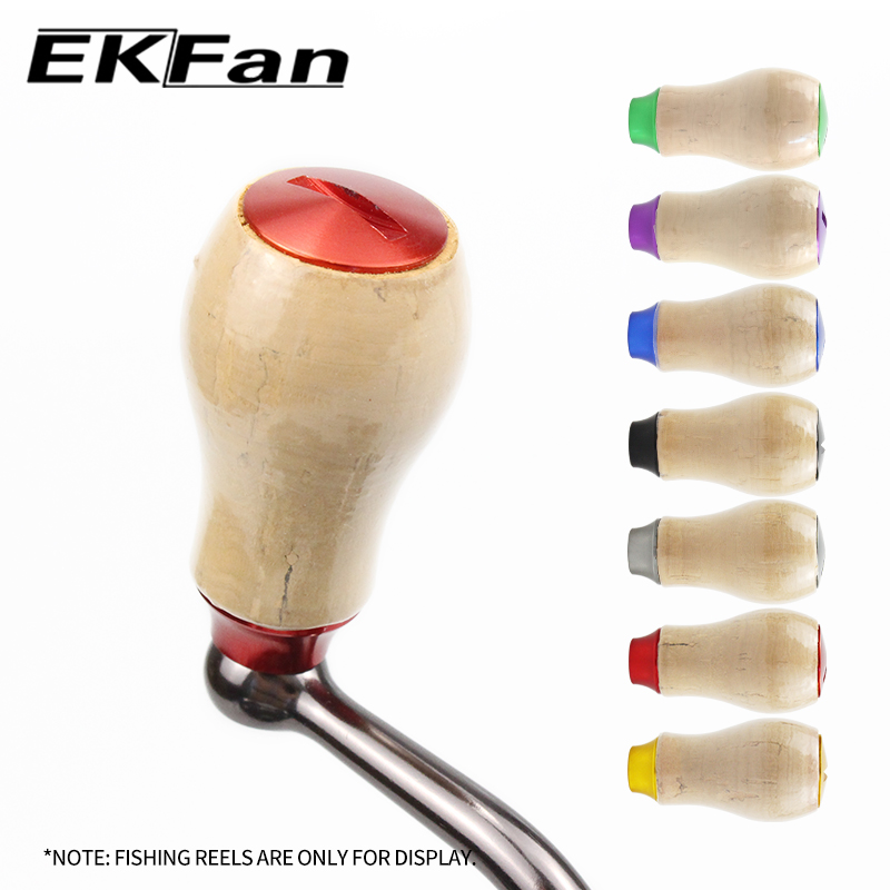 EKFan Cork Fishing Reel Knob f - Trolling Reel ulasan dan harga